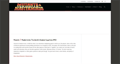Desktop Screenshot of mutantsandmasterminds.com