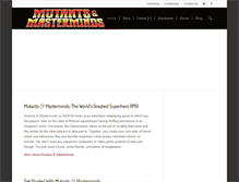 Tablet Screenshot of mutantsandmasterminds.com